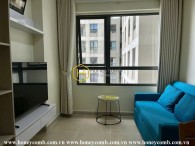 Two beds apartment simple furniture for rent in Masteri