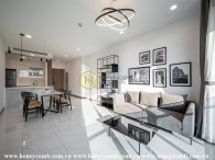 Enjoy a bright living space filled with natural light in this Sunwah Pearl apartment with high, open windows