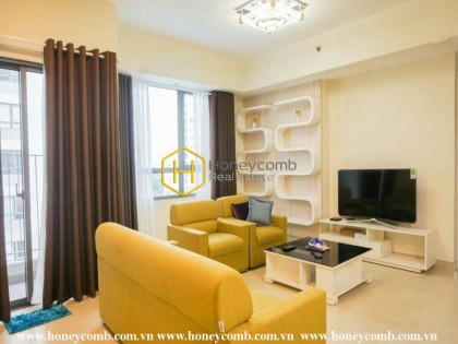 Wonderful two bedrooms apartment with modern furniture living room in Masteri Thao Dien for rent