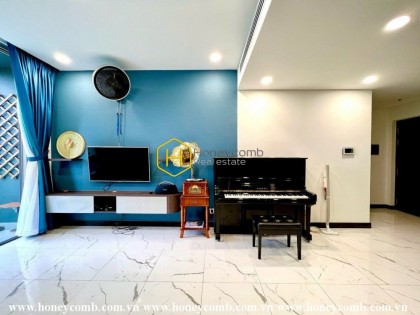 Embracing simplicity, this Empire City apartment offers a cozy and welcoming living space