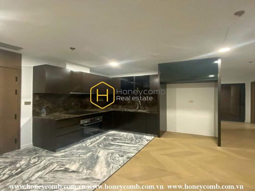 Thiết kế gam màu tối đầy tinh tế trong căn hộ Lumiere Riverside