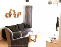 Căn hộ nội thất đầy đủ với 2 phòng ngủ cùng thiết kế mát mẻ trong Masteri Thảo Điền cho thuê