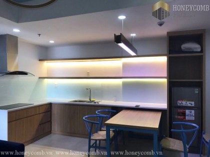 Căn hộ 2 phòng ngủ, tầng cao, view thành phố cho thuê ở Masteri Thao Dien