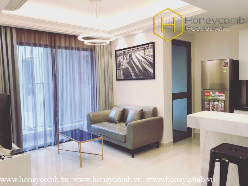 Căn hộ 2 phòng ngủ đầy đủ nội thất với tầm nhìn đẹp ở Masteri Thảo Điền cho thuê