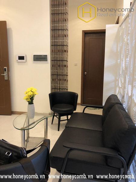 Căn hộ 1 phòng ngủ sang trọng với tầm nhìn ra Landmark 81 cho thuê tại Vinhomes central Park