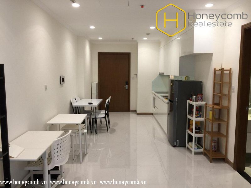 Cho thuê căn hộ đầy đủ nội thất với 1 phòng ngủ tại Vinhomes Central Park