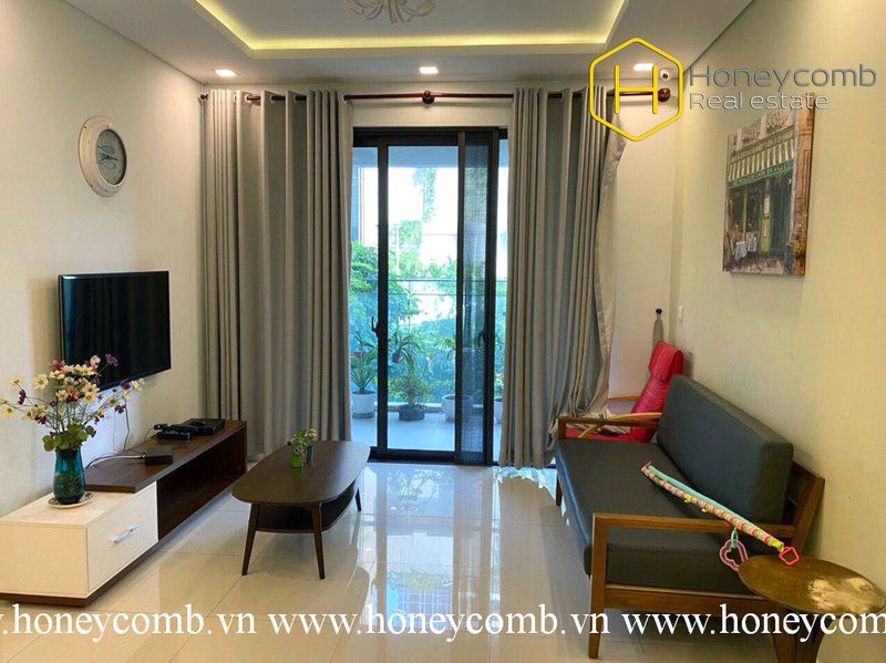 Cho thuê căn hộ 2 phòng ngủ thiết kế sinh động tại Estella Heights