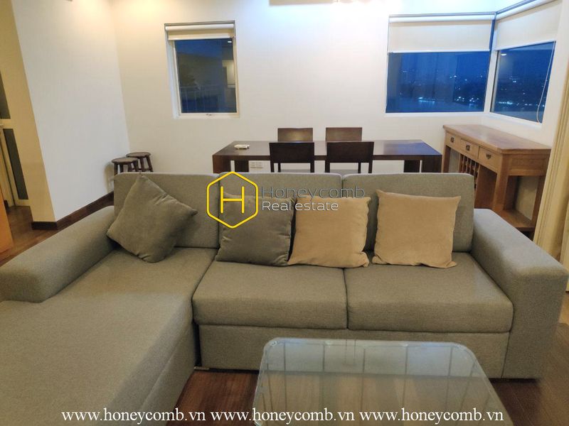 Warm-colored apartment ready for rental in River Garden