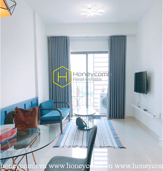 Căn hộ sáng sủa thiết kế đẹp ở The Sun Avenue cho thuê