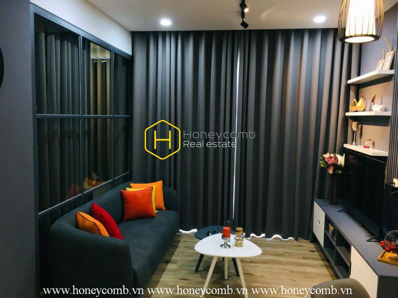 Căn hộ cao cấp đầy huyền bí với phong cách tông nền tối cho thuê tại Wilton Tower