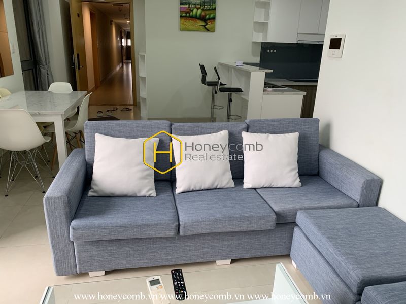 Căn hộ 2 phòng ngủ có tầm nhìn ra sông cho thuê tại Masteri Thảo Điền