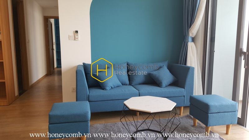 Simple and unique - the two creates the Palm Heights apartment's beauty