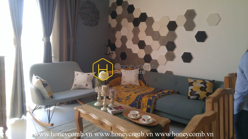 Tầm nhìn ra sông với căn hộ 1 phòng ngủ cho thuê tại Vinhomes Central Park