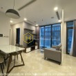 Feel the warmth and coziness in this rustic apartment for rent in Vinhomes Golden River