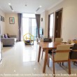Such an apartment with full amenities and spacious living space for rent in Vinhomes Central Park