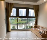 Admire the tranquil and elegant river view from our unfurnished Diamond Island apartment