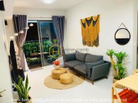 A standout Scandinavian apartment with yellow color in Masteri An Phu