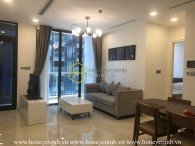 Simple structure and basic interior in Vinhomes Golden River apartment for rent