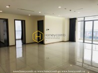 Spacious and airy apartment is waiting for you to decorate in Vinhomes Central Park