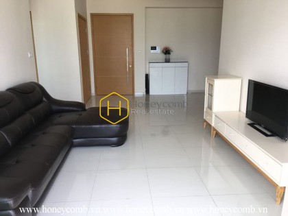 Touch the sophisticated art in The Vista apartment