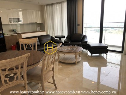 You cannot resist this chic and unique apartment in Vinhomes Golden River