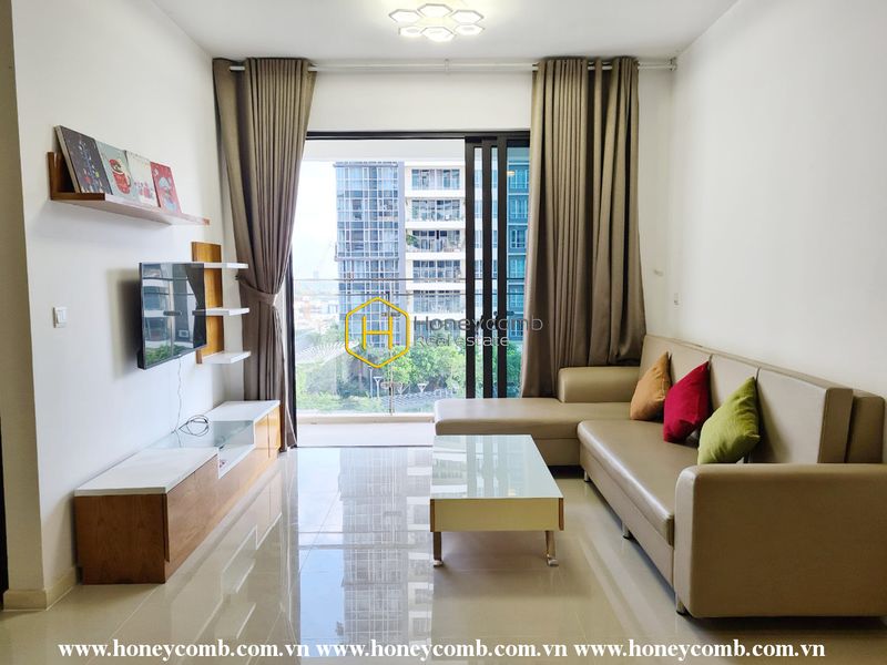 Căn hộ đầy đủ tiện nghi với tông màu nâu thanh lịch ở Estella Heights cho thuê