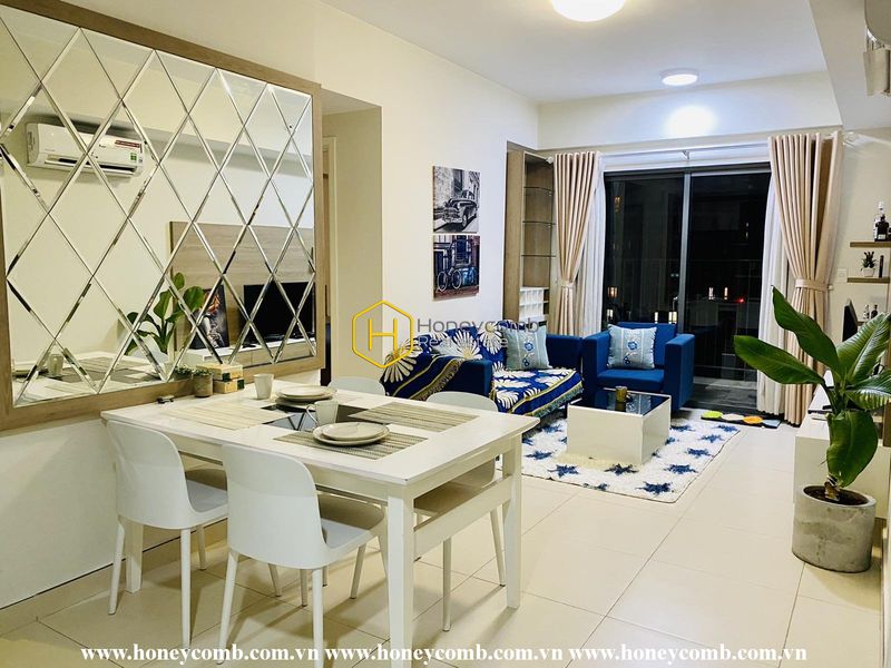 Two bedrooms apartment with new furniture in Masteri Thao Dien for rent