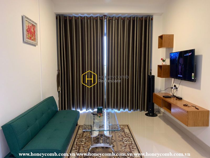 Cho thuê căn hộ duyên dáng với thiết kế nhã nhặn, mộc mạc ở The Sun Avenue
