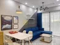 This 2 bed-apartment is designed for owners who loves young,dynamic, modern in design at Masteri An Phu