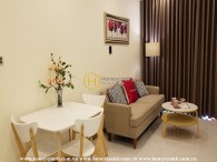 Complex layout with smart furniture in Vinhomes Central Park apartment