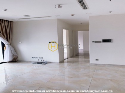 Căn hộ tối giản chưa trang bị nội thất cho thuê tại Vinhomes Golden River