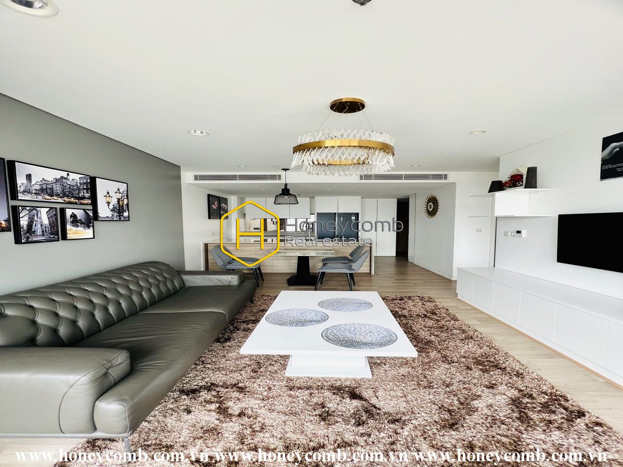 Căn hộ 1 phòng ngủ ấm cúng và đầy đủ nội thất cho thuê tại City Garden