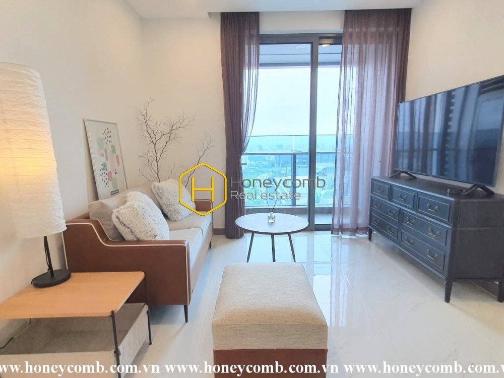 Cảm nhận sự tinh tế trong căn hộ tuyệt đẹp với đầy đủ nội thất ở Sunwah Pearl