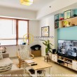 Modern furniture and pool view two bedroom apartment for rent in Masteri Thao Dien