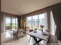Relax with the peaceful atmosphere in this elegant furnished apartment in Diamond Island.