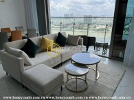 How beautiful the city is from this unfurnished apartment at Empire City