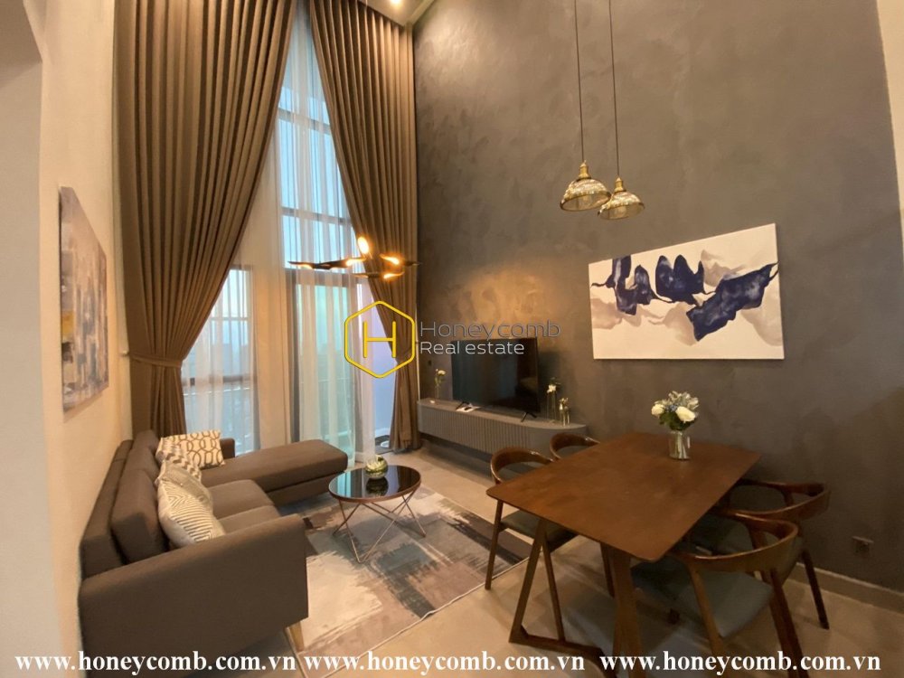 Căn Duplex thiết kế hoàn mĩ cùng nội tất hiện đại cho thuê tại Feliz En Vista