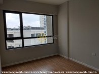 The commodious 2 bed-apartment without furniture is available at Masteri An Phu