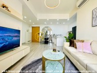 Căn hộ giá rẻ với 2 phòng ngủ, tầm nhìn ra sông ở tầng cao cho thuê tại Masteri Thảo Điền