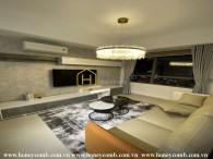 Modern interior and elegant layout in Masteri Thao Dien apartment