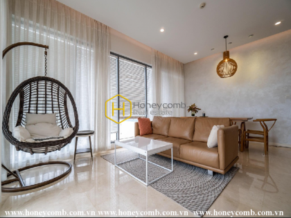 Let enjoy spectacular river view with this elegantly designed apartment in Diamond Island for rent