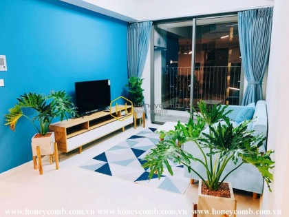 The 2 bed-apartment with Tropical style is so fresh and young at Masteri An Phu