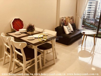 The creative 2 bed-apartment with retro style at Masteri An Phu