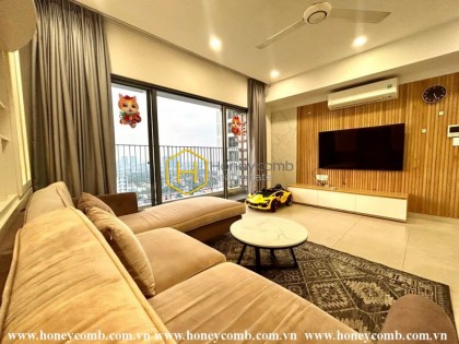 Căn hộ 3 phòng ngủ cho thuê tại Masteri Thảo Điền, ở tầng cao, tầm nhìn ra sông