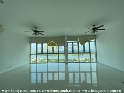 Design your home in this unfurnished home with cozy hue layout and airy river view in The Vista