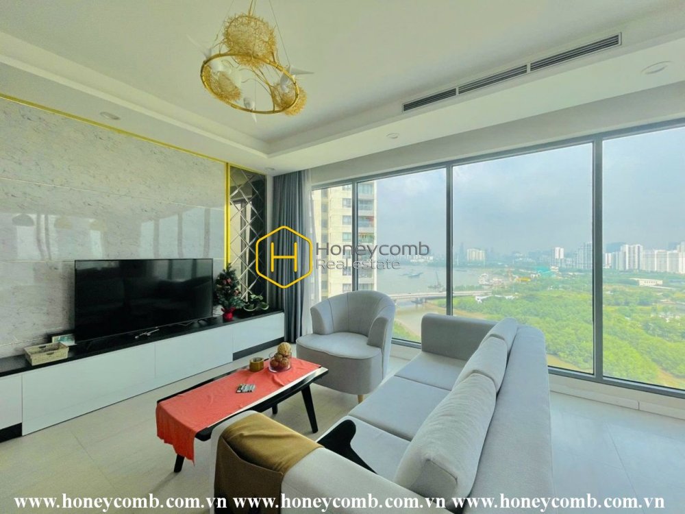 Mê đắm trước vẻ đẹp quyền quý toát lên từ căn hộ Diamond Island