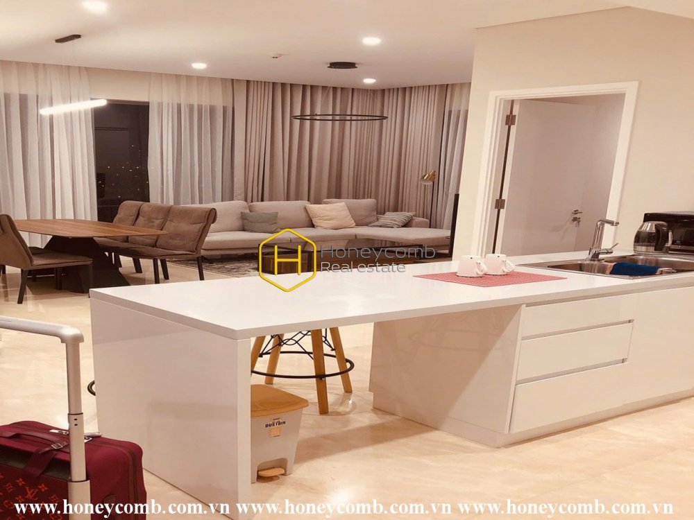 Căn hộ quyến rũ với cảm hứng thiết kế phương Tây ở Diamond Island