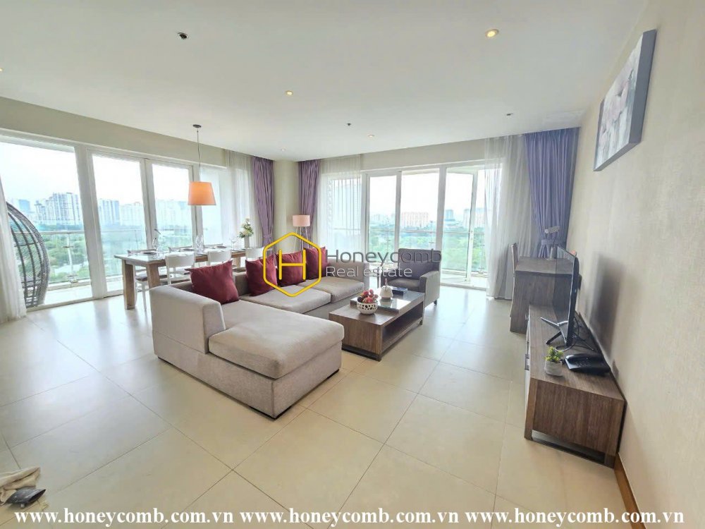 Một tầm view tuyệt đẹp và ban công lãng mạn trong căn hộ Diamond Island