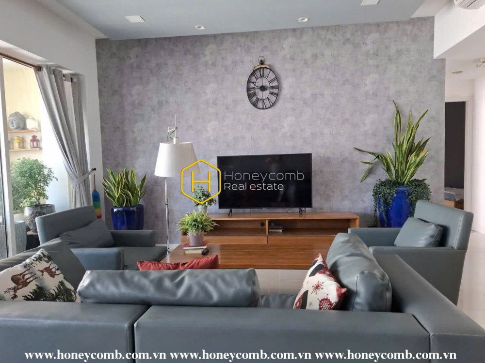 Căn hộ 3 phòng ngủ lớn lầu cao cho thuê ở Estella An Phu