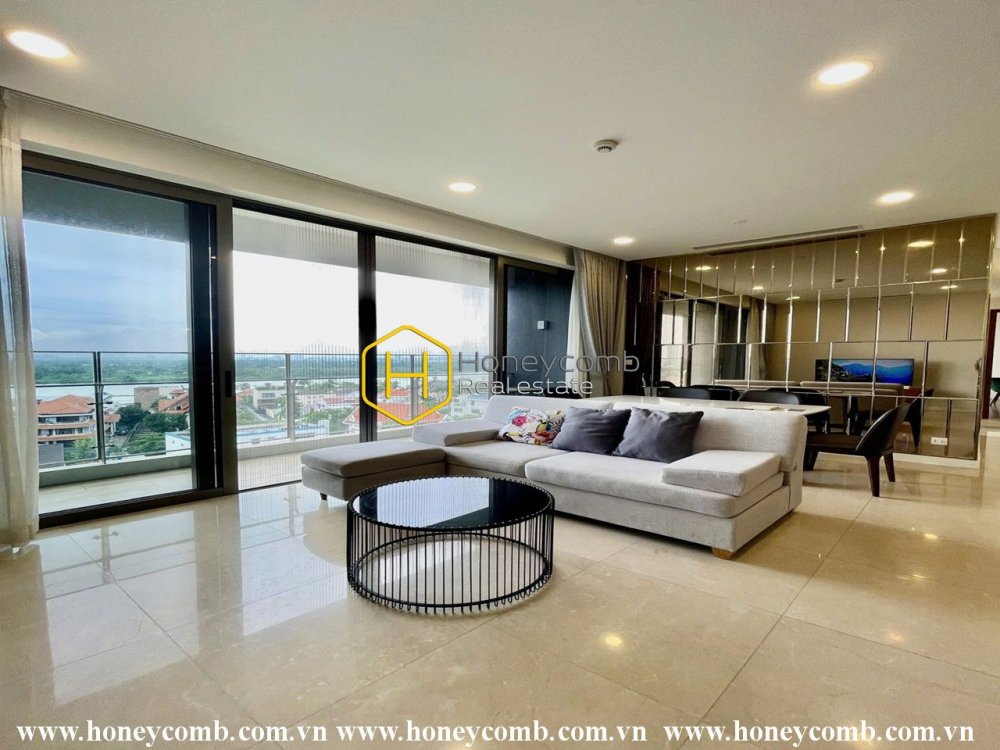 Thiết kế hiện đại với căn hộ 3 phòng ngủ cho thuê tại The Nassim Thảo Điền